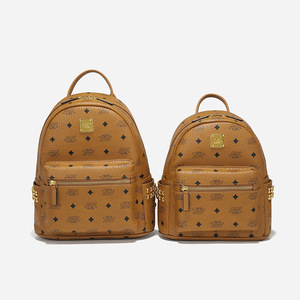 Sac à dos de créateur M-Family en cuir véritable de vachette, sac de voyage de luxe pour femme, grande capacité, style créateur - Product Image 6