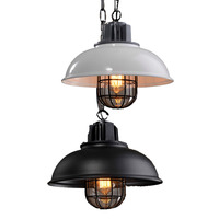Luminaire suspendu rétro en fer forgé, style industriel rustique américain, créatif et personnalisé, pour balcon, salle à manger, bar, café