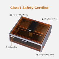 Grabador Láser de Semiconductores de 10W para Falcon A1, Nuevo Diseño Totalmente Cerrado, Alta Compatibilidad, Velocidad de 600 mm/s, Precisión en Plástico y Papel