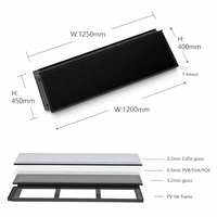 Tuiles solaires BIPV, panneaux photovoltaïques CdTe à film mince pour toitures, solutions de production d'énergie résidentielle personnalisées pour bâtiments et maisons individuelles
