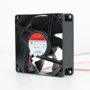 Ventilateur de refroidissement axial SUNON PE80252B1-000C-AB9 électrique OEM 80x80x25mm 24VDC 200mA 4.8W 4800RPM 60CFM à roulement à billes pour armoire et onduleur - Product Image 5