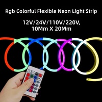Bande lumineuse LED néon RGB WS2812B, étanche IP65, synchronisation musicale WiFi, contrôle par application, adressable, flexible, 120 LED/m, décoration intérieure