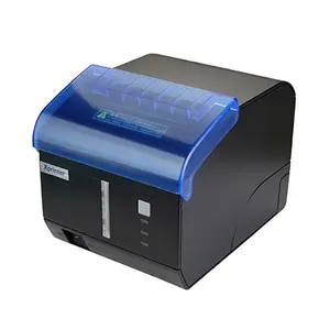 XPrinter 80mm thermal invoice printer, kitchen specific LAN/USB automatic paper cutting 230mm/s, printing speed c260m