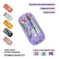 Souris sans fil silencieuse pour bureau, salle d'étude, travail nocturne, 800 1200 1600 DPI réglables, légère (70g), souris d'ordinateur OEM, vente en gros