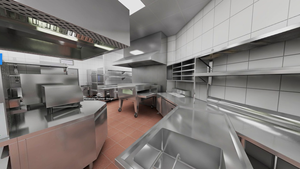 Diseño 3D de Restaurante de Hamburguesas, Equipo de Cocina Comercial de Comida Rápida - Product Image 3