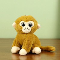 Jouets en peluche taille personnalisée singe mignon petit pendentif peluche poupée petit singe poupée en peluche jouet suspendu porte-clés