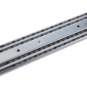 150kgs taux de <span class=keywords><strong>charge</strong></span> large roulement à billes Triple extension tout le matériel de meubles en métal rails coulissants robustes - Product Image 4