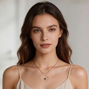 Collares <span class=keywords><strong>de</strong></span> Proyección Personalizados 2026, Te Amo en 100 Idiomas, Colgante <span class=keywords><strong>de</strong></span> Acero Inoxidable con Corazón, Unisex, Regalos Modernos para Enamorados - Product Image 4