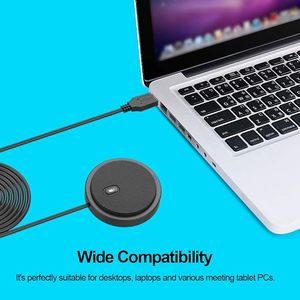 USB Conference <strong>Table</strong> AI Dental Clinic Audio Notes <strong>Recording</strong> Mic Wired Omnidirectional Meeting Mike Desktop Condenser Microphone - Product Image 4