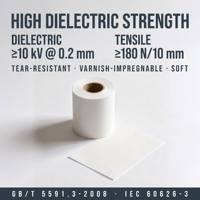 Papier isolant DMD classe F 6641, stratifié composite en polyester pour l'isolation électrique des bobinages de moteurs et des transformateurs