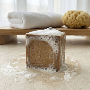 Sapone di Aleppo all'Ingrosso a Marchio Privato (5% Alloro) – Bar Soap Tradizionale all'Olio d'Oliva a Freddo - Product Image 2