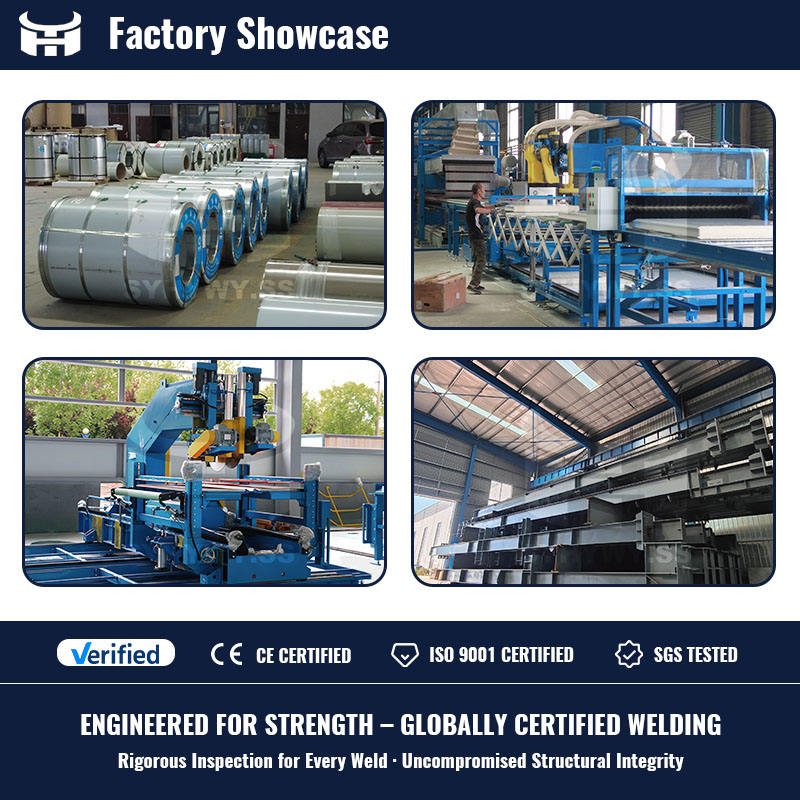 Heavy Duty Prefabricated Steel Structure Storage Warehouse With Two ...