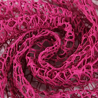 Tissu en maille Dobby en polyester 115 GSM, effet toile d'araignée, non extensible, pour rideaux et nappes