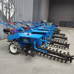 bibo Agricultural <b>Walk</b> Behind Chain Trencher Handheld Ditching Trenching <b>Machine</b> for Irrigation Pipeline - Product Image 4
