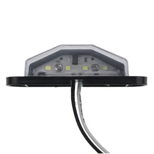 סין מפעל סיטונאי 4 LED 10-30V פלסטיק רישיון צלחת אור עבור משאית קרוואן קרוון