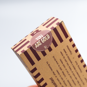 Stampa di adesivi in oro rosa, rotolo impermeabile rotolo di lamina d'oro lucido Logo personalizzato etichetta di imballaggio (vecchio) - Product Image 4