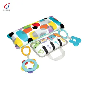 Safety teether softy comfortable piano game sleeping hanging bedside baby toy pillow