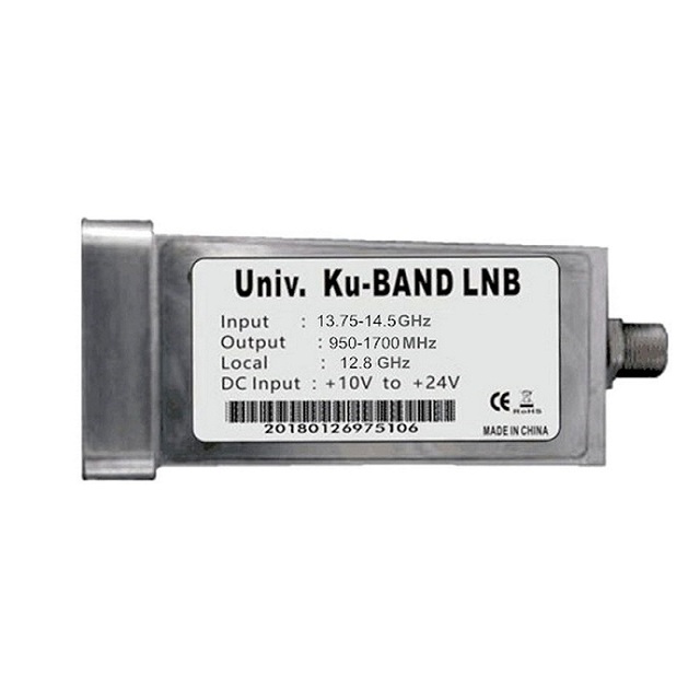 Ku Band LNB Customized Frequency 12.8 GHz for Radio & TV Broadcasting Low Noise Signal Amplifier