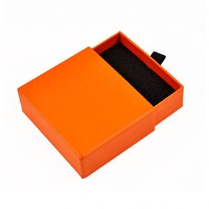 Boîte à bijoux personnalisée avec tiroirs coulissants, boîte de rangement pour bagues, boîte à bijoux pour colliers et boucles d'oreilles, en carton avec logo imprimé - Product Image 1