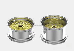 Cerchi Forgiati Personalizzati in 3 Pezzi, 5x120 5x130, da 7J a 12J, Design a Raggi, Adatti per BMW, Porsche, <span class=keywords><strong>Volkswagen</strong></span> e Honda Finitura in Oro - Product Image 3