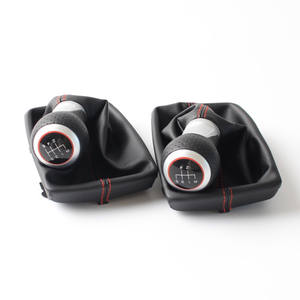 Poignée de levier de vitesse en cuir 5/6 vitesses ergonomique pour Audi A4 - Product Image 2