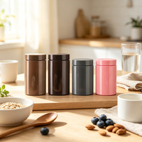 Bouteille à capsules de 200 ml et 250 ml avec bouchon résistant aux enfants, pot vide en plastique pour compléments alimentaires, pot à capsules en plastique personnalisé de 6 oz et 8 oz