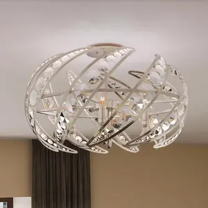 Led Pendant Light Lamparas Colgantes De Techo De Cristal Design American Design Chandelier For Living Room Luxury Chandelier