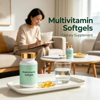 Compléments alimentaires en gélules de vitamines quotidiennes