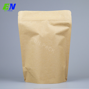 กระเป๋ายืนขึ้นเกรดอาหารย่อยสลายได้มีซิปกระเป๋าชาผงกาแฟแบบมีซิป - Product Image 6