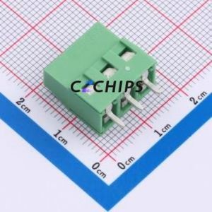 1888690 Screw Terminal Block Through hole Component (THT),P=5.08mm Connector 5.08mm Green Through Hole 3P - Product Image 2