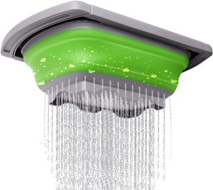 Mutfak Gadget silikon kevgir süzgeç lavabo sebze meyve süzgeç sepeti üzerinde uzatılabilir kolları ile mutfak şartları - Product Image 5