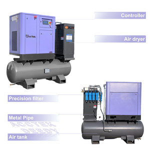 Compresor de Aire Especial Cuatro en Uno de 15 KW con Voltaje Heterogéneo para Corte Láser de Acero al Carbono, Acero Dulce, Metal de 1 mm y 2 mm - Product Image 1