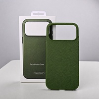 Coque magnétique C0130 pour iPhone 17 Air Tech, texture tissée, toucher agréable, anti-traces de doigts, compatible iPhone 17 18 Pro Max