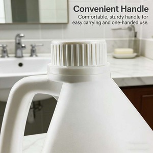 Vente en gros de bouteilles vides multi-usages personnalisées de grande capacité <span class=keywords><strong>1L</strong></span> 2L 2,5 L 4L 1gallon de bouteille en plastique HDPE avec <span class=keywords><strong>pompe</strong></span> à pression - Product Image 3