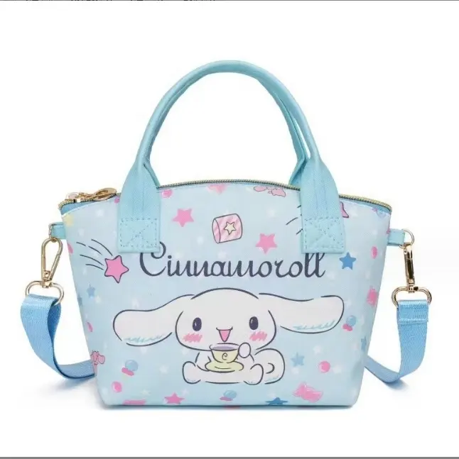 حقيبة يد للكتف Sanrio Kawaii طراز My Melody Tote بسعر رخيص بتخفيضات كبيرة على طراز Anime Kitty حقيبة يد Kuromi للكتف للأطفال