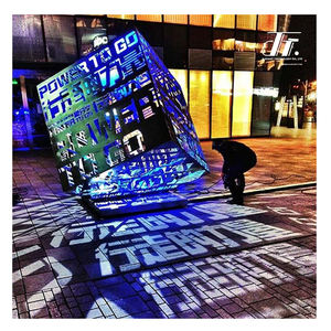 100W/150W pubblicità segnaletica stradale proiezione laser proiettore personalizzato gobo sign - Product Image 6