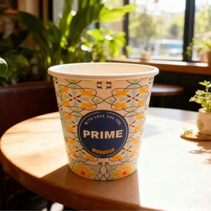 Gobelets à café en papier à paroi simple de 9 oz, écologiques et de qualité alimentaire, pour boissons chaudes à emporter, vente en gros - Product Image 1