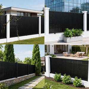 Portails automatiques électriques pour allées - <span class=keywords><strong>Portail</strong></span> <span class=keywords><strong>coulissant</strong></span> à cantilever en aluminium pour la confidentialité des propriétés, profilés en aluminium de qualité supérieure - Product Image 2