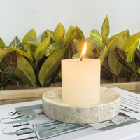 Porte-savon rond en marbre naturel, accessoires de salle de bain pour la maison ou l'hôtel, ensemble de porte-savon pour lavabo
