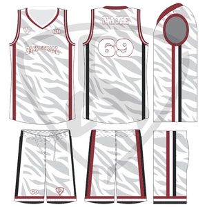 Uniforme de basket-ball personnalisé de haute qualité bon marché maille vierge réversible vente en gros maillot de basket-ball pour hommes - Product Image 1