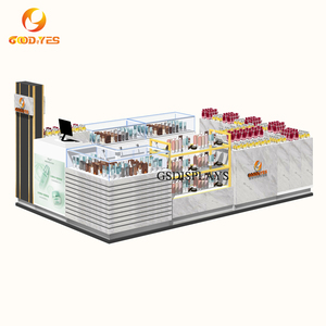 2025 sang trọng mỹ phẩm và nước hoa kiosk hiển thị thời trang LED Strip Lights Showcase - Product Image 1
