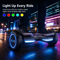 Hoverboard tout-terrain avec pneus larges de 8,5 pouces, scooter électrique à double moteur, planche auto-équilibrante haute performance