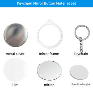 วัสดุทำป้ายติดกระเป๋าแบบกระจกขนาด 58 มม. 2.28 นิ้ว สำหรับตกแต่ง - Product Image 3