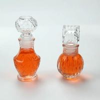 Petite taille 50ml 100ml alcools en verre sans plomb whisky fête Barware extérieur Mini bouteille en verre de vin pour alcool