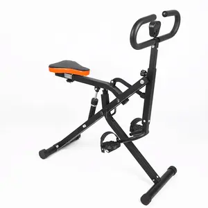 직립 체육관 피트니스 장비 총 크런치 라이더 로우 앤 라이드 승마 기계