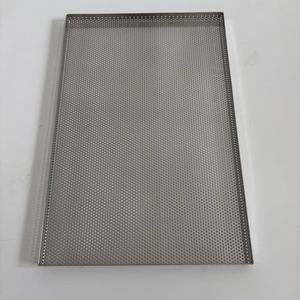 Plateau de cuisson perforé en acier inoxydable, plaque de four en maille robuste <span class=keywords><strong>pour</strong></span> pizza, biscuits, gâteaux, antiadhésif, usage commercial et domestique - Product Image 5