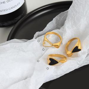 Pháp độc quyền hợp thời trang hình trái tim có kích thước lớn Vòng instagram-phong cách xương gân vật liệu độc đáo Trắng vỏ biển thiết kế cho - Product Image 6