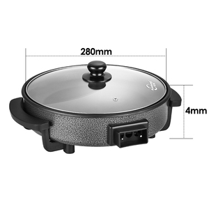Sartén eléctrica redonda para cocinar, 1500 W, Antón, idli - Product Image 4