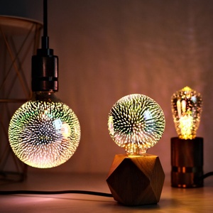 Bombilla LED Edison Vintage 3D con Efecto de Fuegos Artificiales, Colorida, Luz Decorativa Blanca Cálida para Bodas, Navidad y Ambiente Festivo - Product Image 3