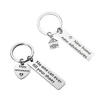 Benutzer definierte Logo Name Luxus Schlüssel anhänger Schlüssel ring leer Sublimation Metall Laser gravur Edelstahl Schlüssel bund